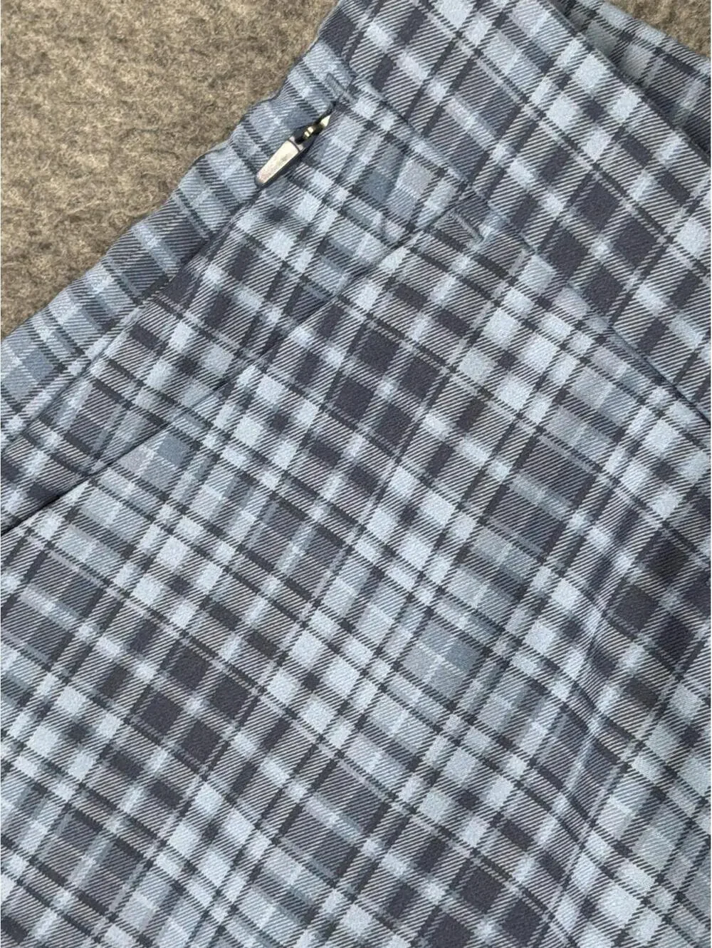 Callaway Men's Blue and Black Plaid Performance Golf Shorts - Size 34